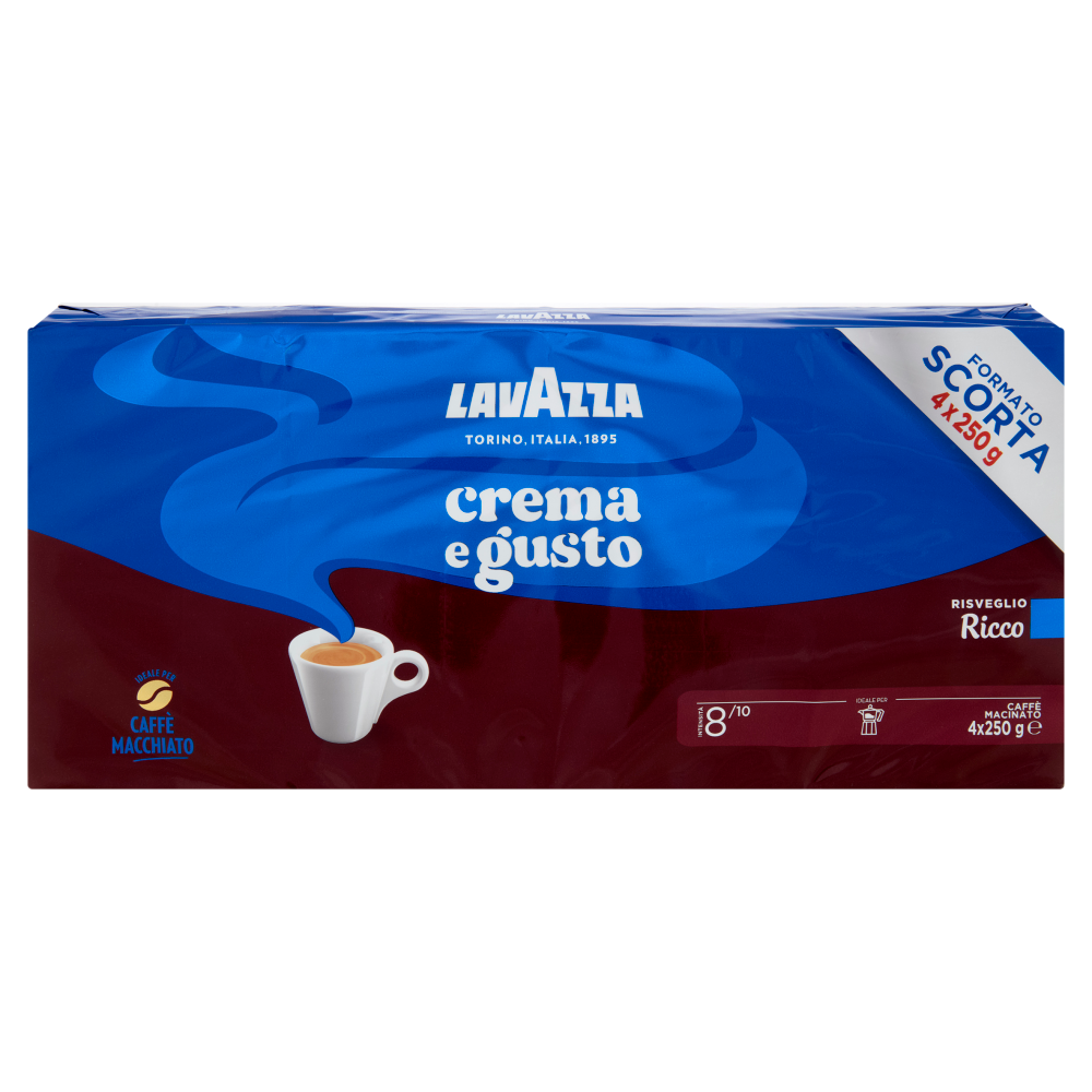 Lavazza crema e gusto Ricco 4 x 250 g