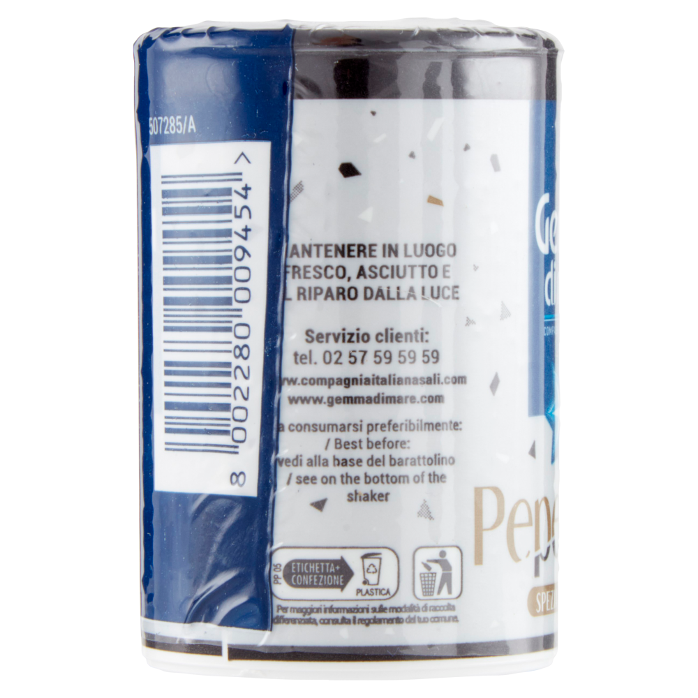 Gemma di mare Pepe Nero 18 g + Sale da Tavola 50 g