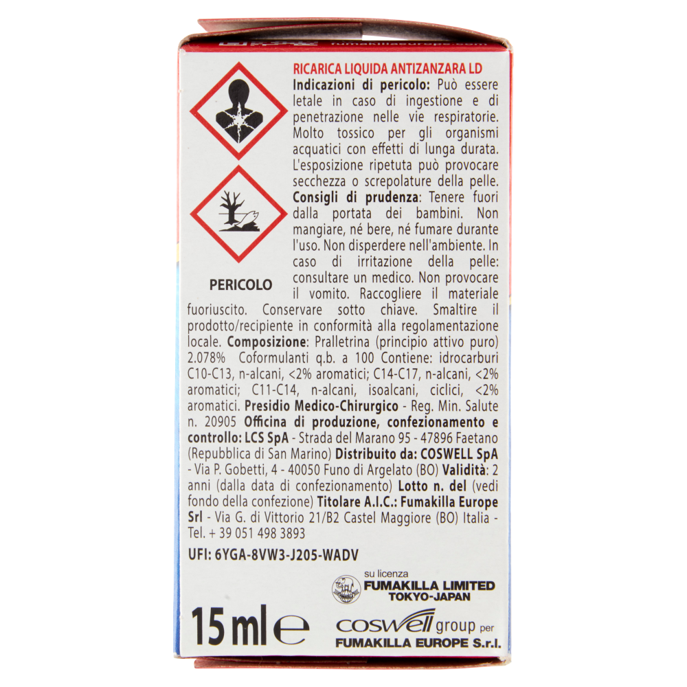 VAPE Liquido Classic Ricarica 15 ml