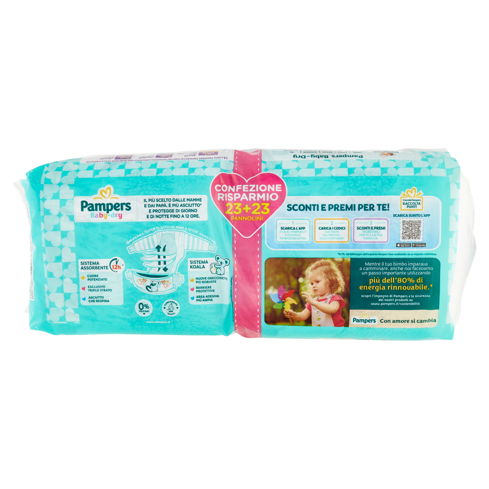 Pampers BABY DRY Junior x46 Carrefour