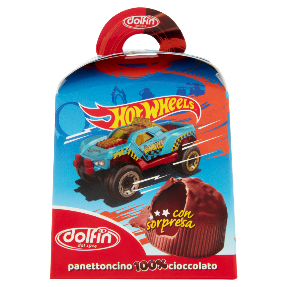 dolfin panettoncino 100% cioccolato Hot Wheels 40 g