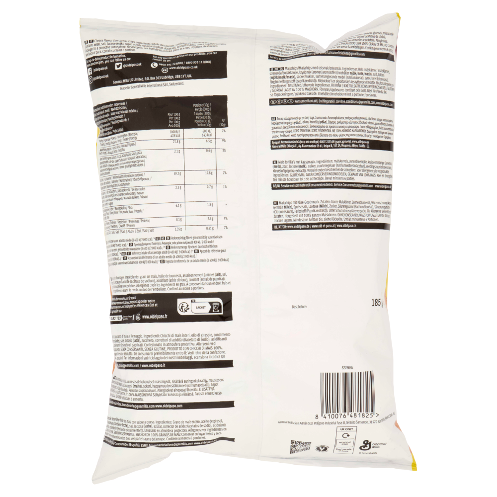 Old El Paso Tortilla Chips Cheese 185 g