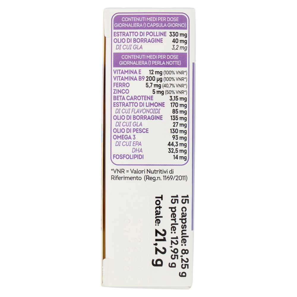 Laboratoires Vitarmonyl Menopausa 15 Capsule Giorno x 8,25 g + 15 Perle Notte x 12,95 g