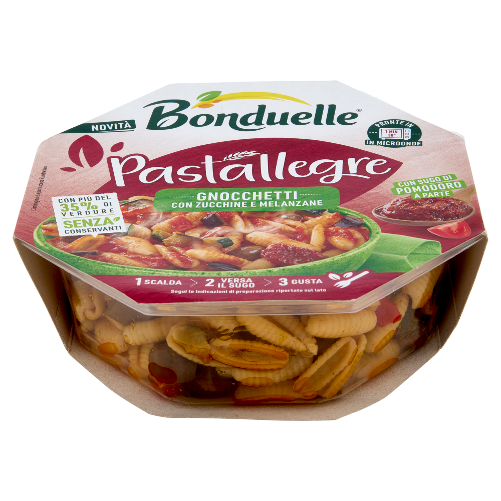 Bonduelle Pastallegre Gnocchetti con Zucchine e Melanzane 250 g