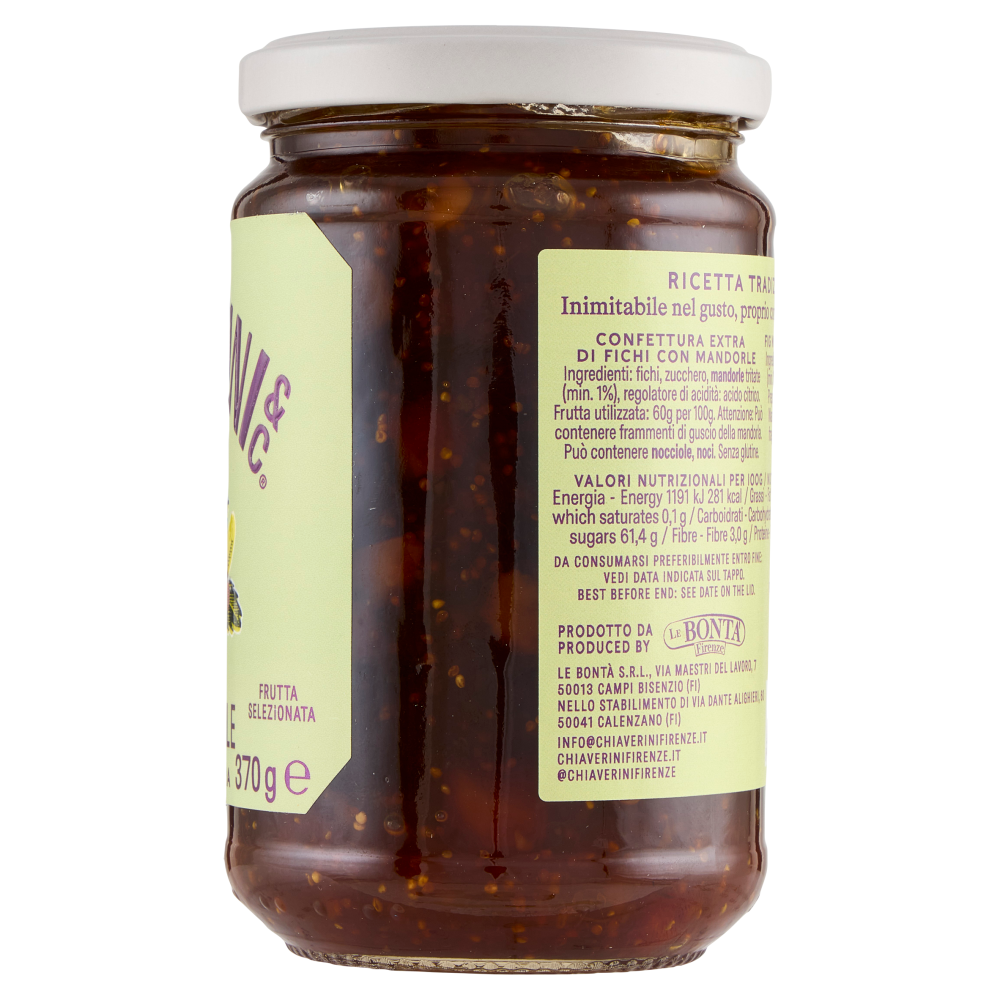 F.lli Chiaverini & C. Confettura Extra Fichi con Mandorle 370 g