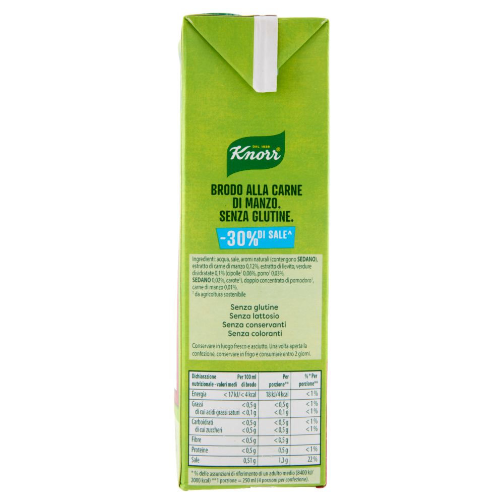 Knorr Mamma che Brodo! Carne di Manzo -30% di Sale^ 1 l
