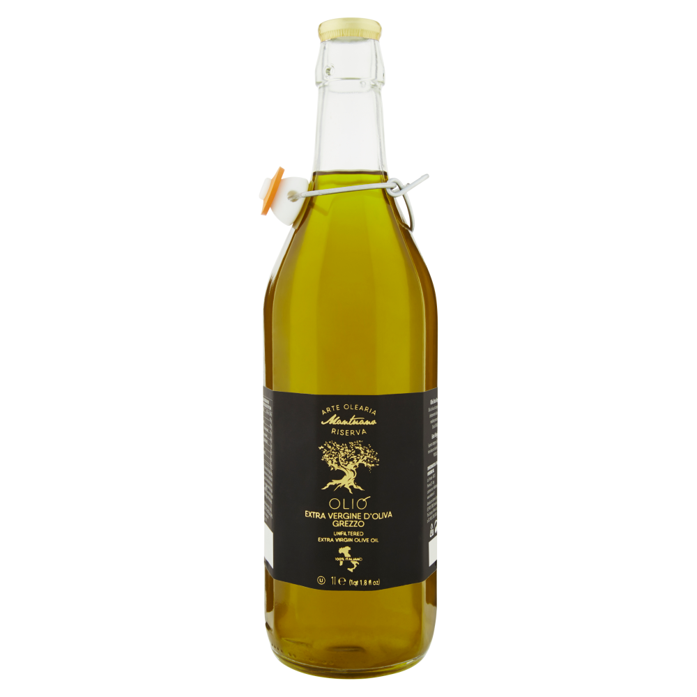 Mantuano Olio Extra Vergine d'Oliva Grezzo 100% Italiano 1 l