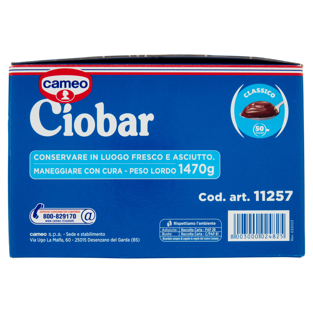 cameo Ciobar Classico 50 x 25 g