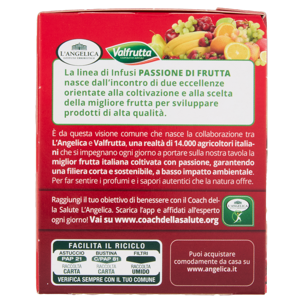 L'Angelica Passione di Frutta Mango Melograno 15 Filtri 27,0 g