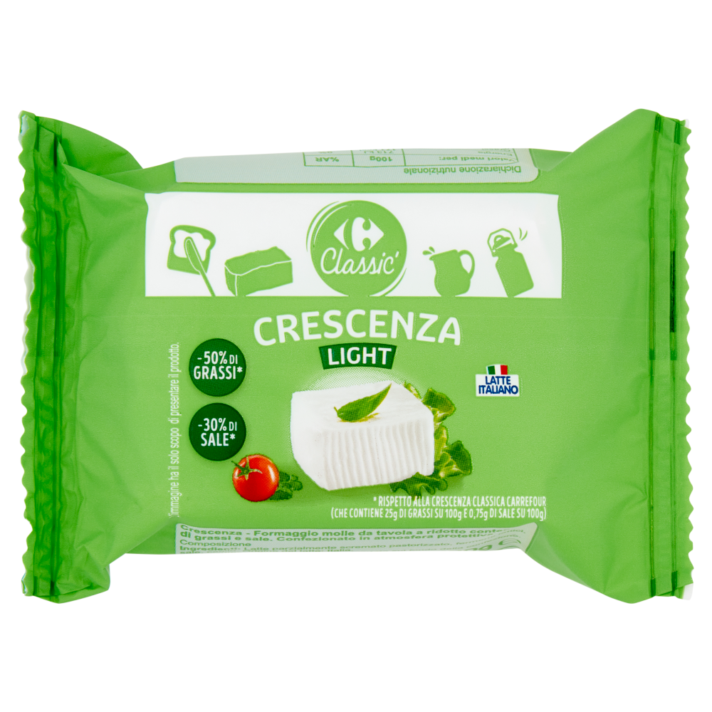 Carrefour Classic Crescenza Light 100 g