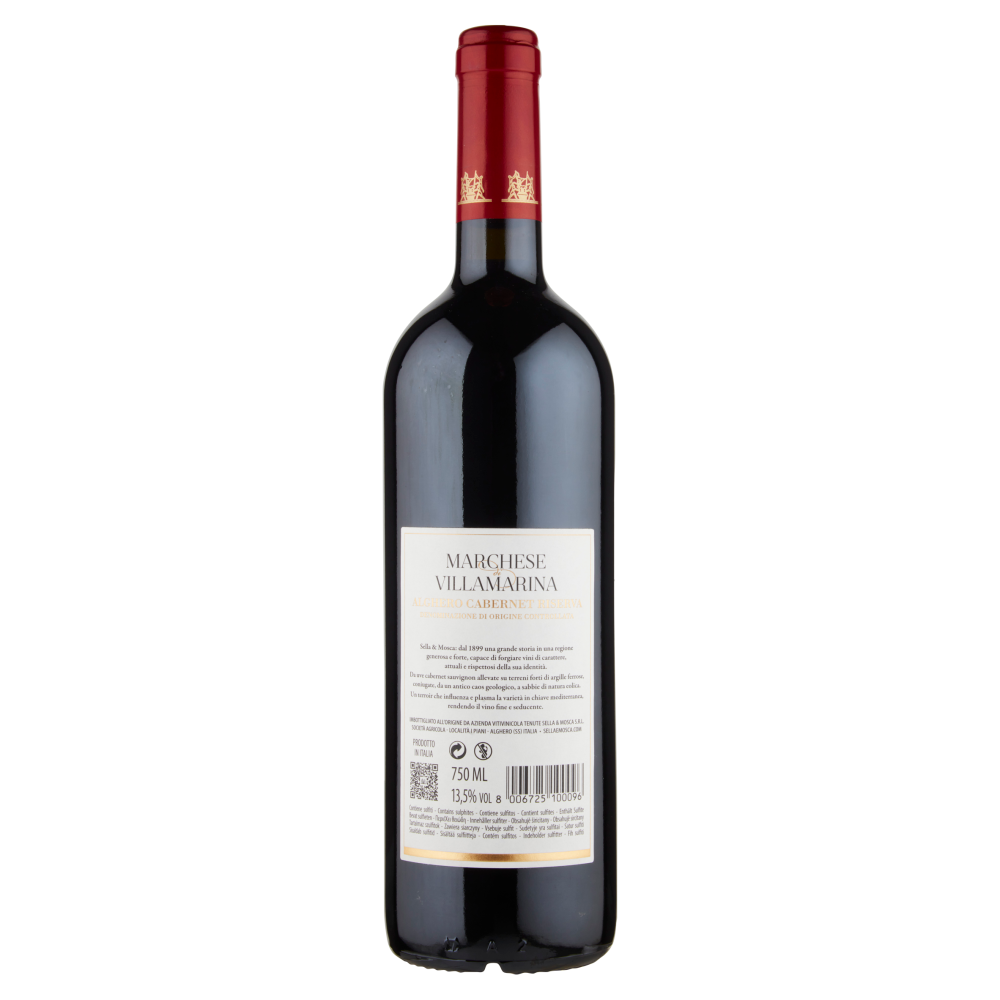 Sella & Mosca Marchese di Villamarina Alghero Cabernet Riserva DOC 750 ML