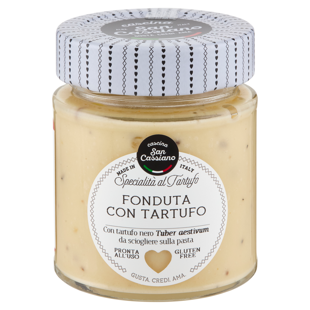 cascina San Cassiano Specialit&agrave; al Tartufo Fonduta con Tartufo 140 g