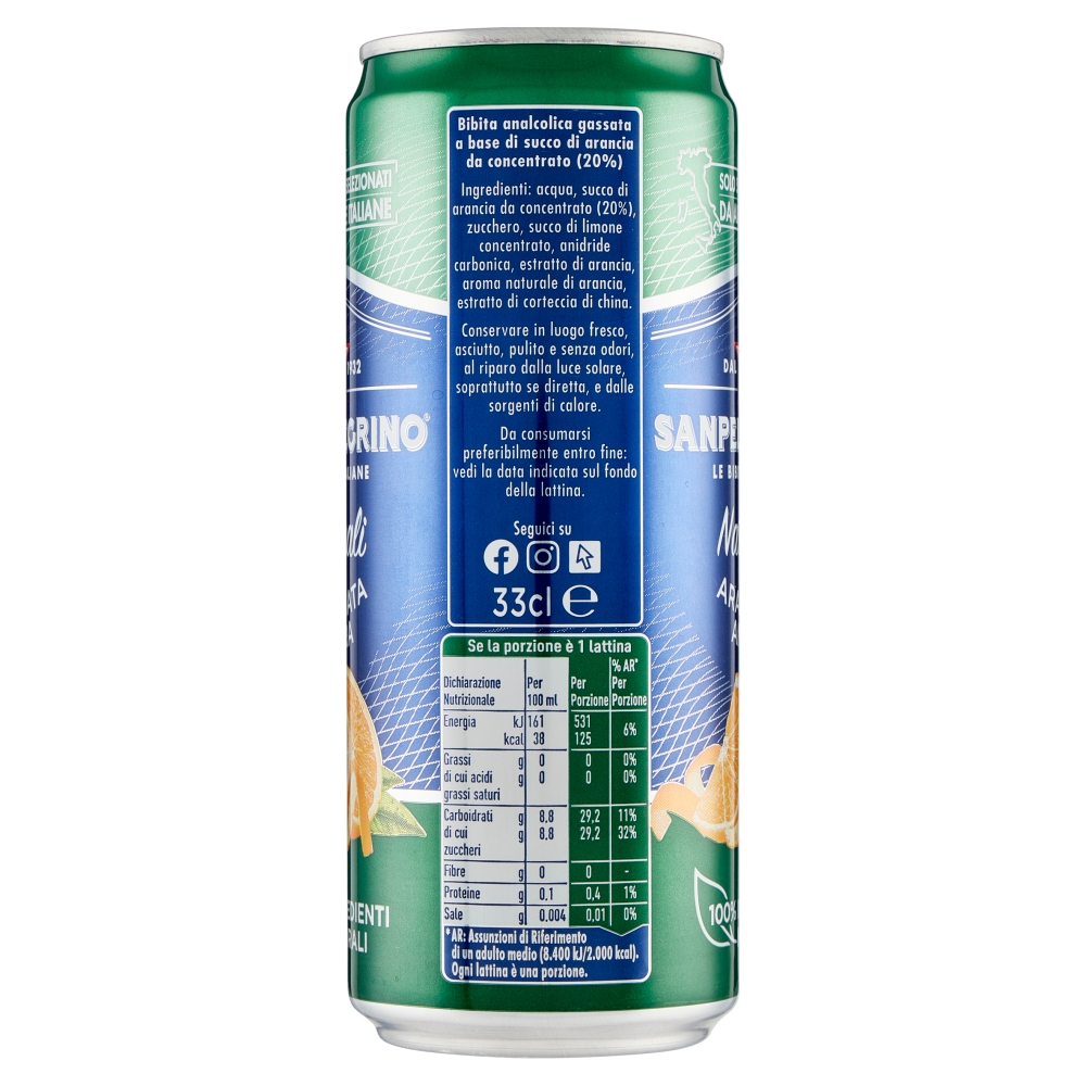 SANPELLEGRINO Naturali Aranciata Amara 33 cl