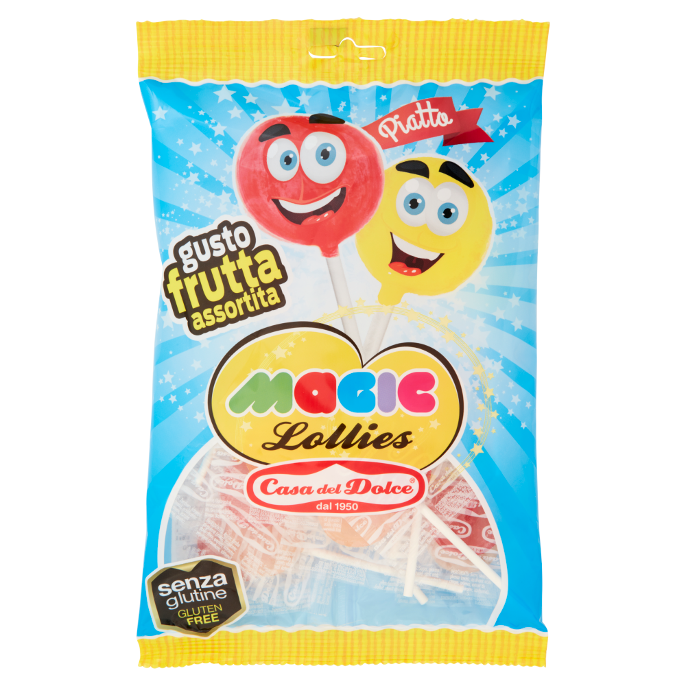 Casa del Dolce Magic Lollies Piatto gusto frutta assortita 108 g