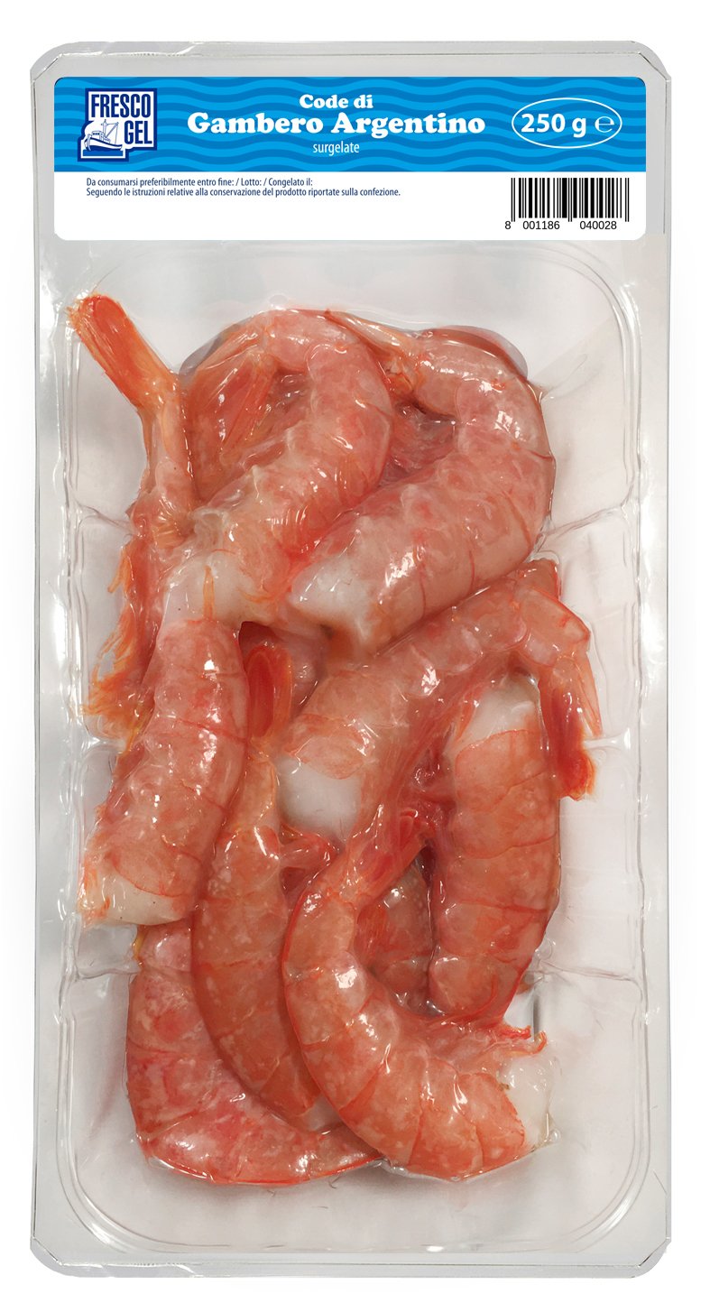 Code di gamberi argentini surgelate