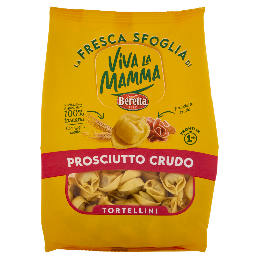 Viva La Mamma la Fresca Sfoglia di Tortellini Prosciutto Crudo 250 g