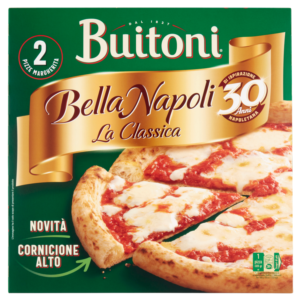 BUITONI Bella Napoli La Classica Margherita Pizza Surgelata 2