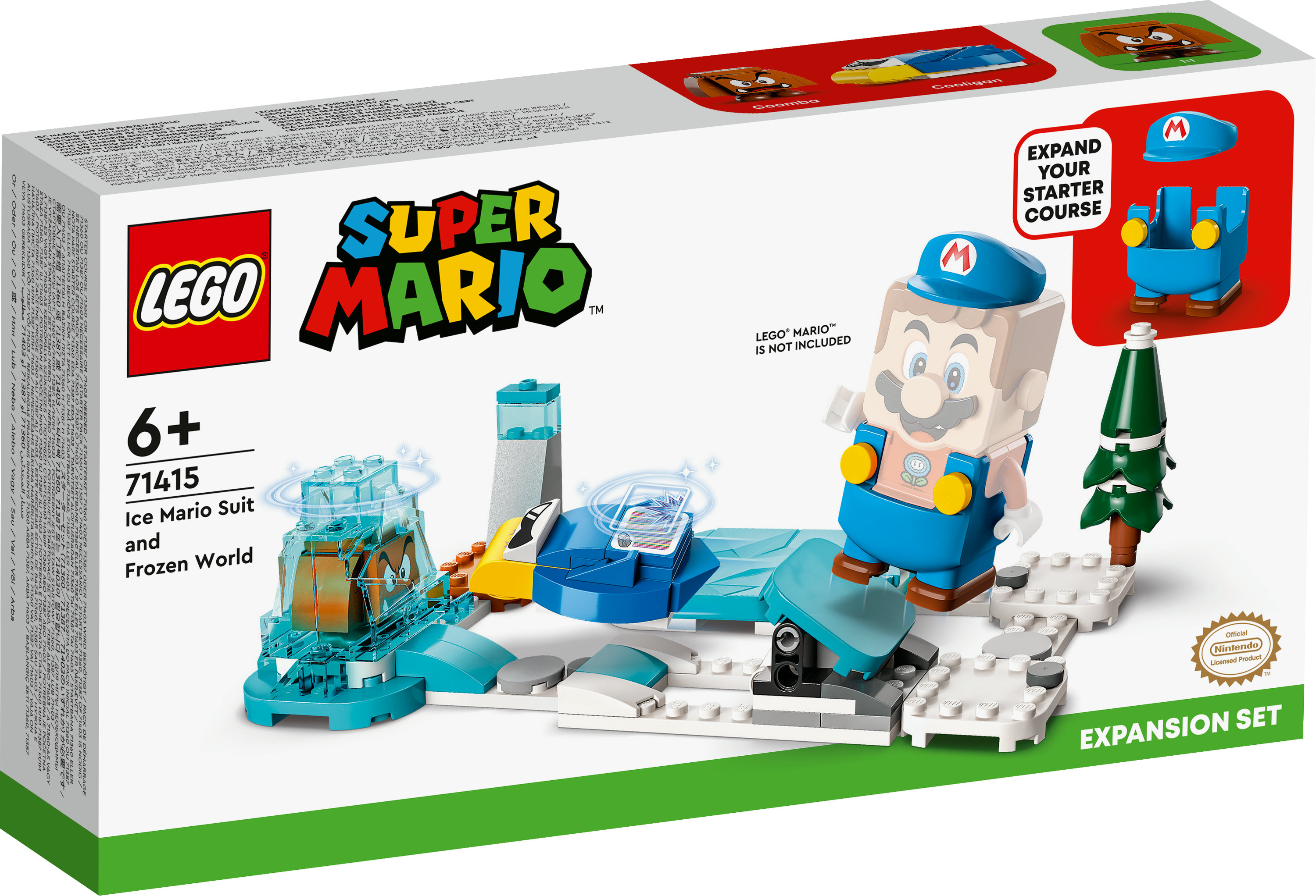 LEGO Super Mario Pack di espansione Costume di Mario ghiaccio e Mondo ghiacciato