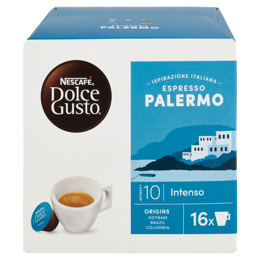 NESCAF&Eacute; DOLCE GUSTO Espresso Palermo 16 Capsule Compatibili Nescaf&eacute; Dolce Gusto 112g