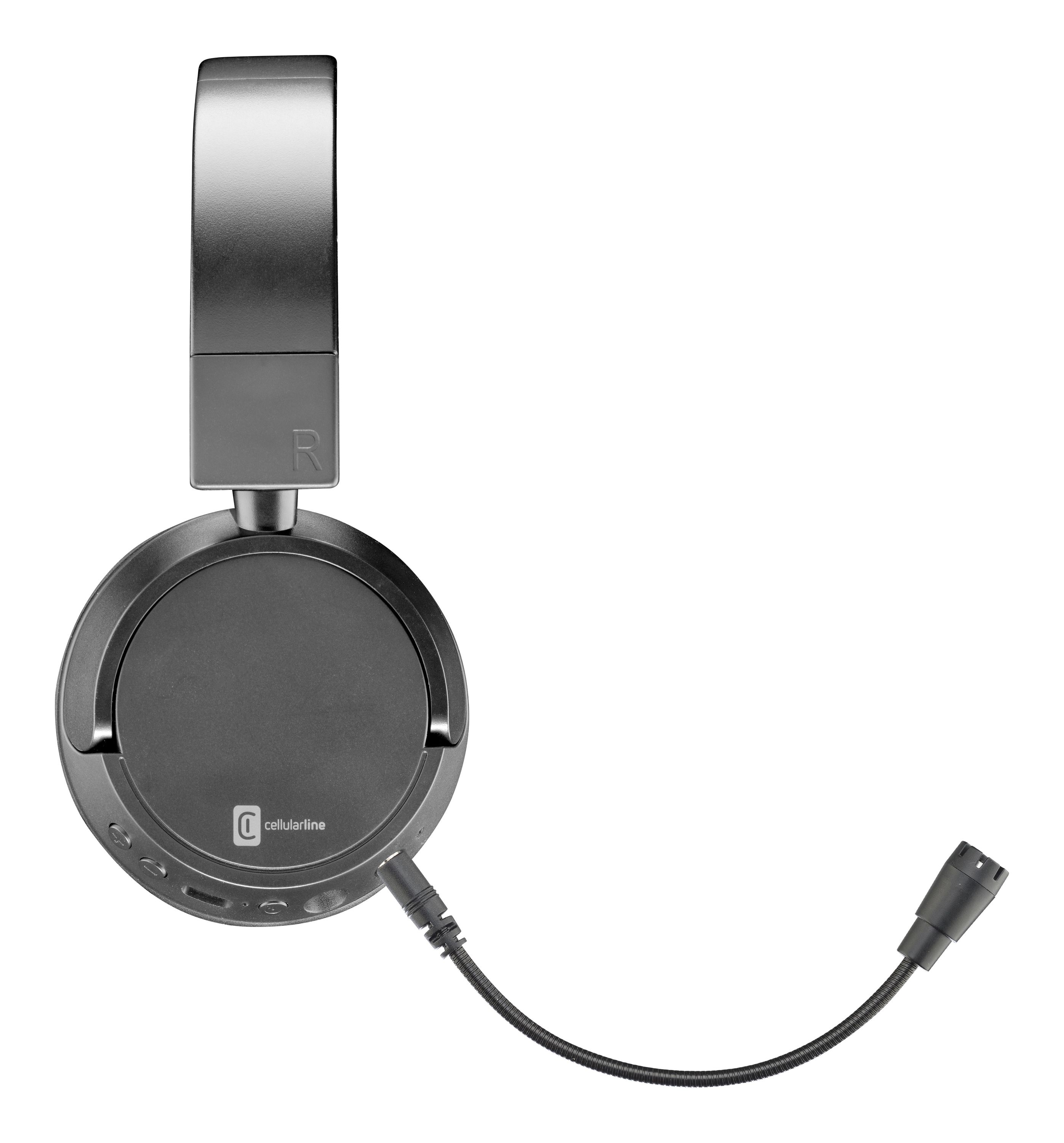 Cellularline HOME & OFFICE - TASK Cuffia con microfono rimovibile