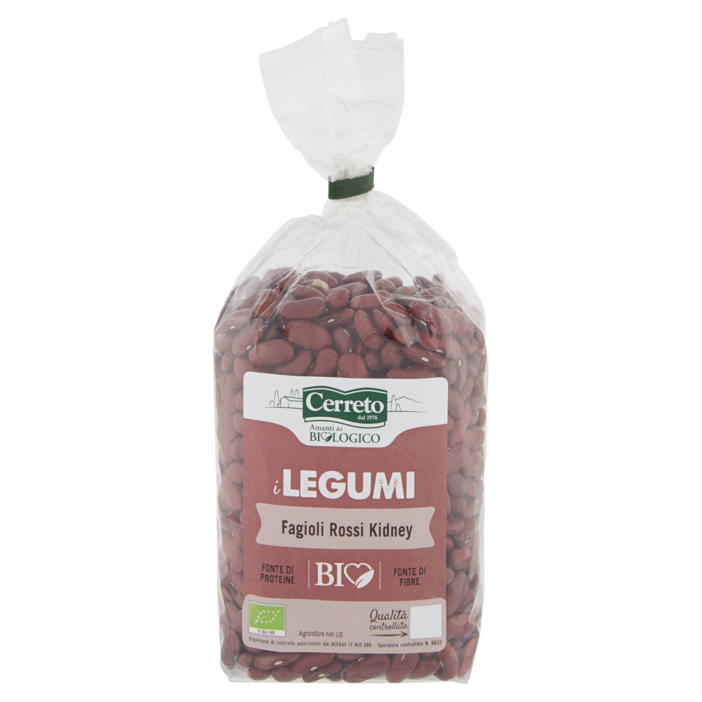 Cerreto i Legumi Fagioli Rossi Kidney Bio 500 g