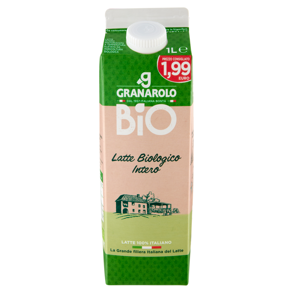 Granarolo Bio Latte Biologico Intero 1 L