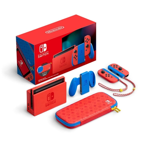 Nintendo Switch Mario Red & Blue Edition console da gioco portatile 15,8 cm (6.2") 32 GB Touch screen Wi-Fi Blu, Rosso