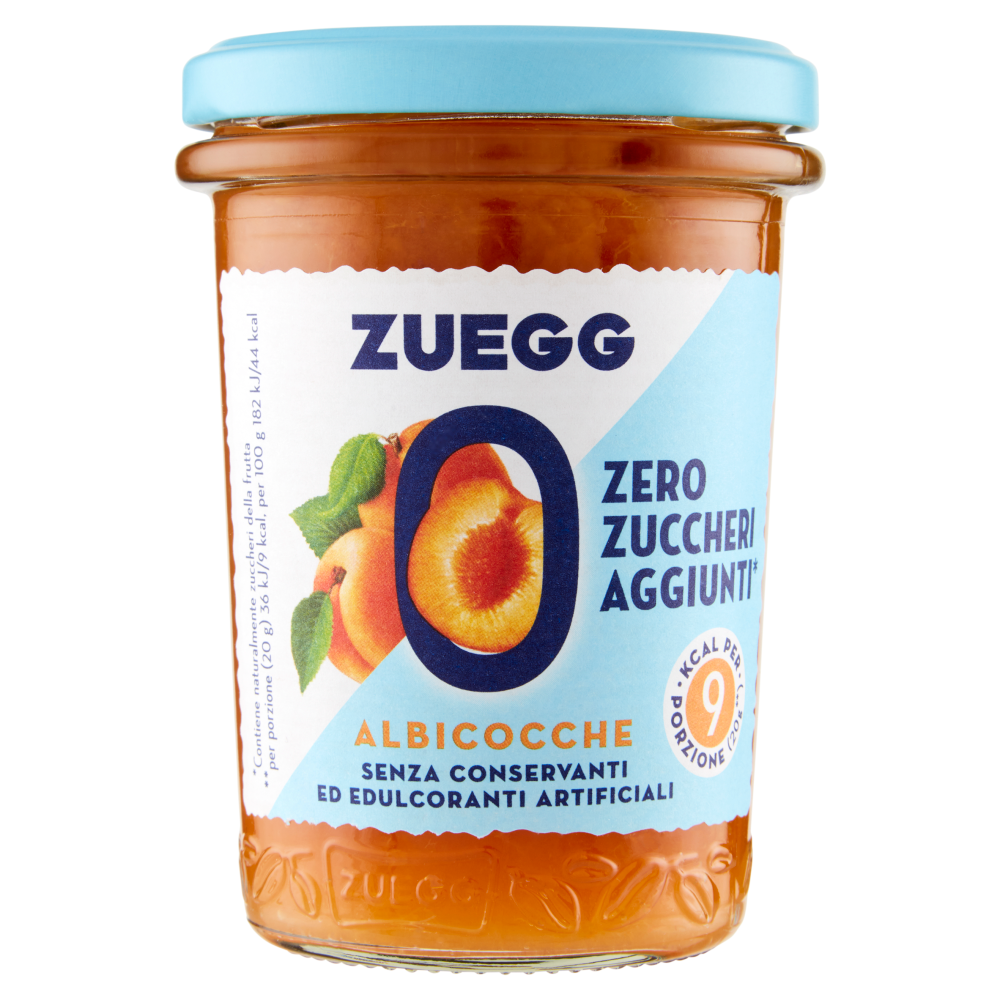 Zuegg Zero Zuccheri Aggiunti* Albicocche 220 g