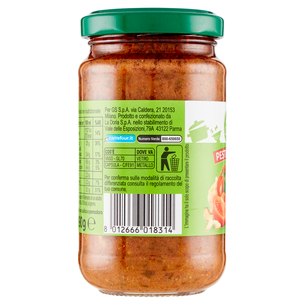 Carrefour Classic Pesto Rosso 190 g