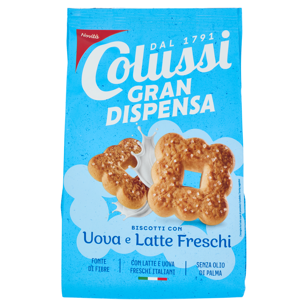 Colussi Gran Dispensa Biscotti con Uova e Latte Freschi 565 g