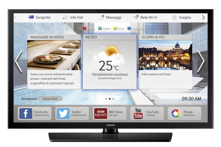 Samsung HG40EE694DK TV Hospitality 101,6 cm (40") Full HD Smart TV Titanio 20 W