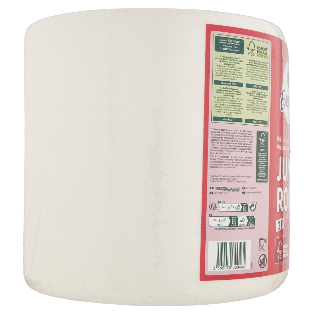 Carrefour Essential Multiuso Jumbo Roll 2 veli 1 pz