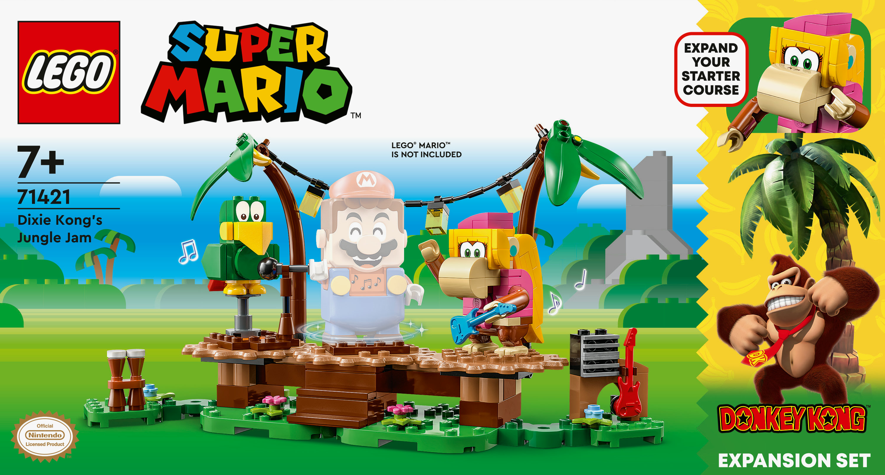 LEGO Super Mario Pack di espansione Concerto nella giungla di Dixie Kong
