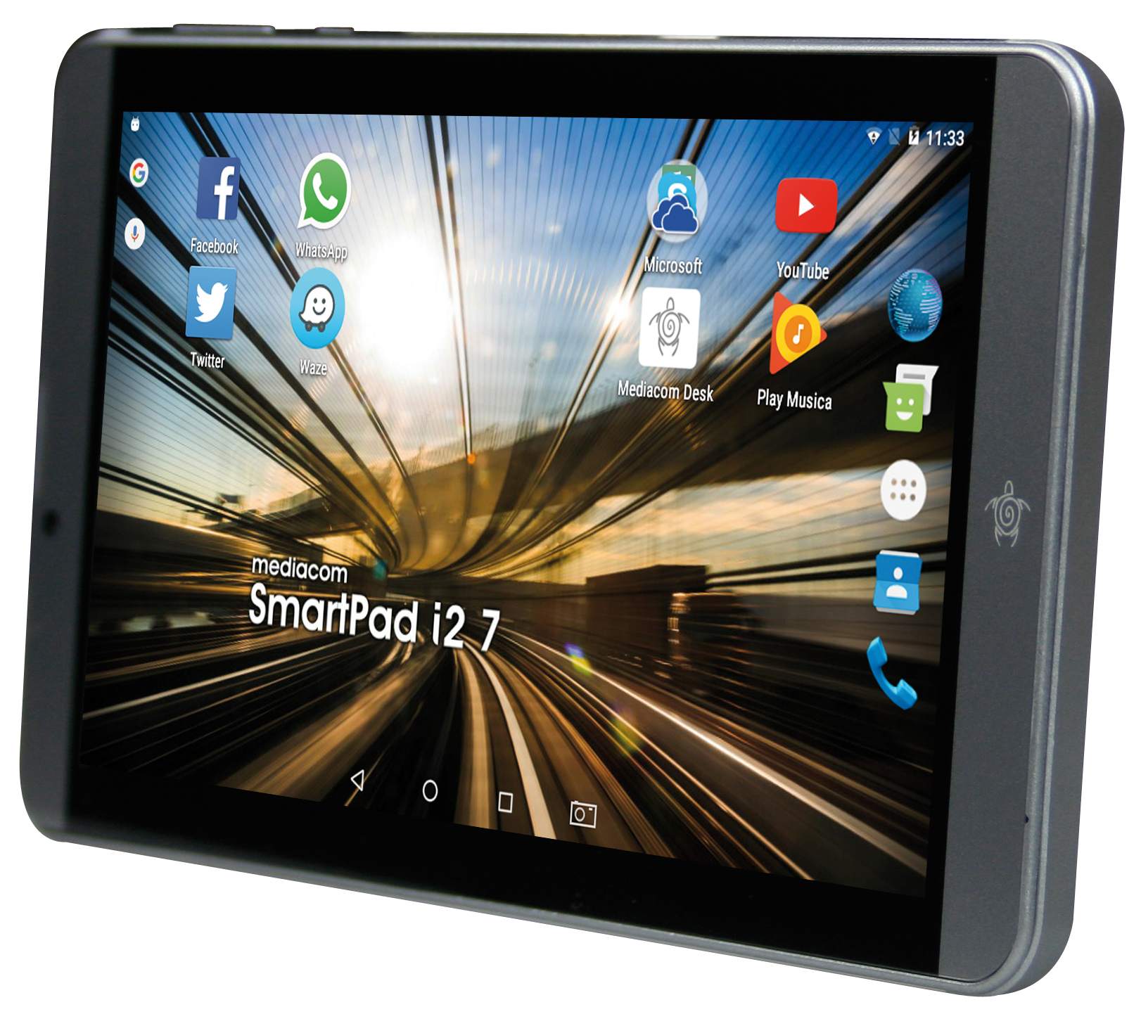 Mediacom SmartPad i2 7 3G Intel Atom® 8 GB 17,8 cm (7") 1 GB Android 6.0 Grigio