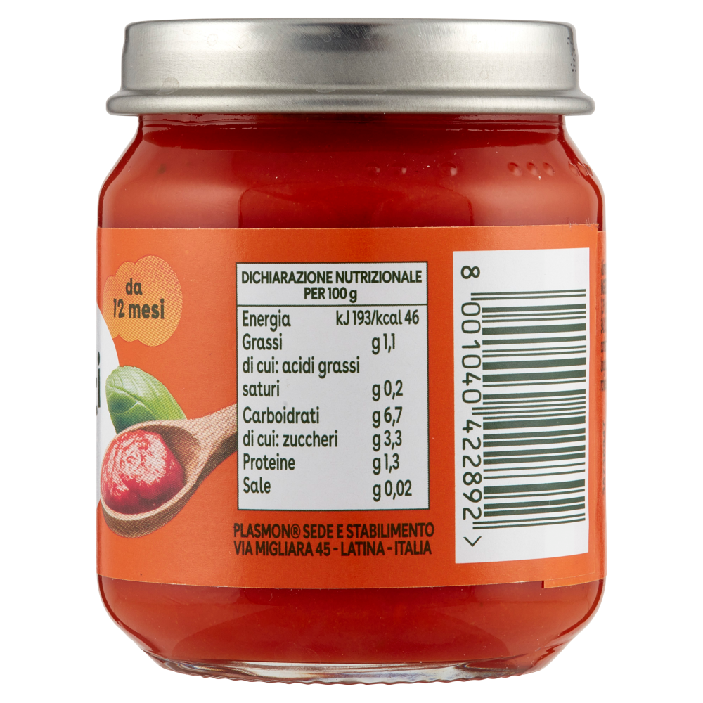 Plasmon i Sughetti Pomodoro e Basilico 120 g