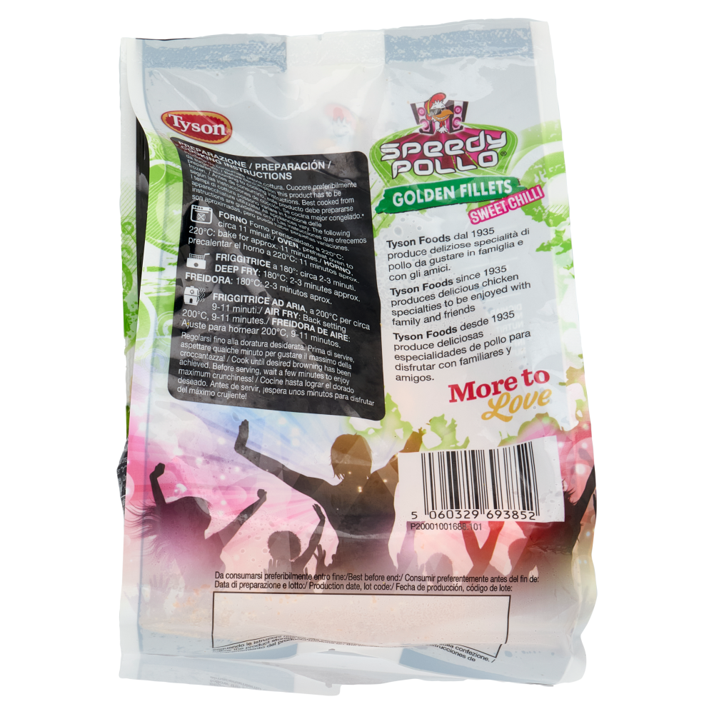 Speedy Pollo Golden Fillets Sweet Chilli Cotti e Surgelati 220 g