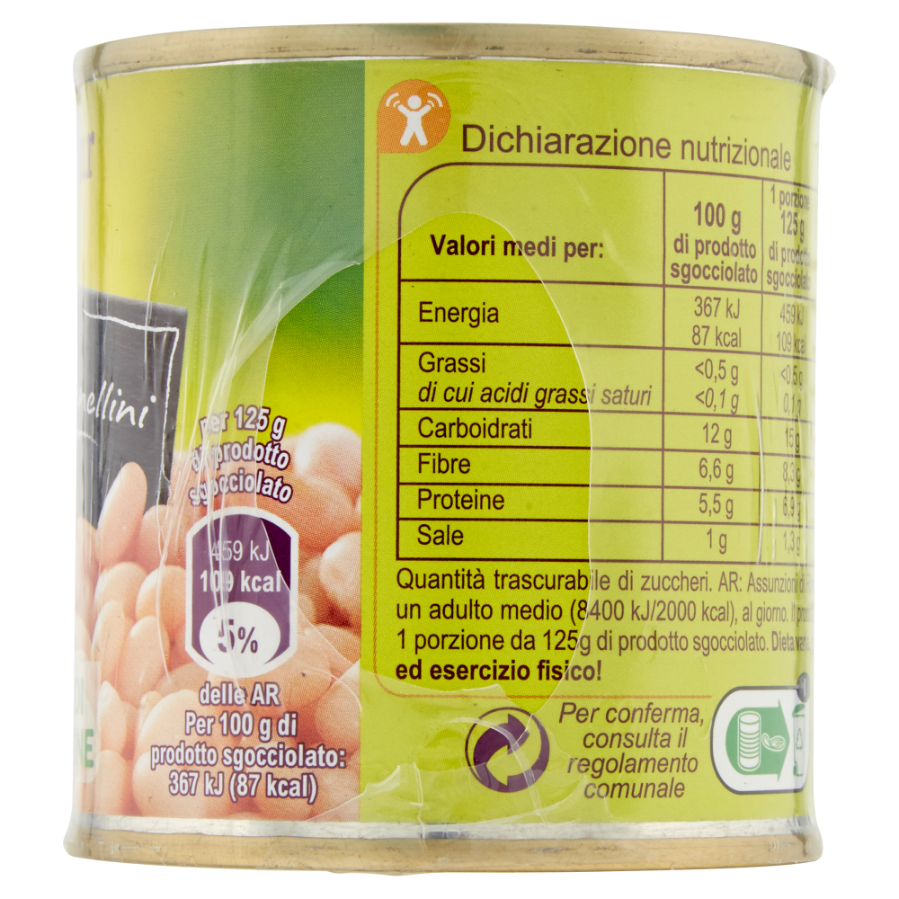Carrefour Fagioli Cannellini 3 x 125 g