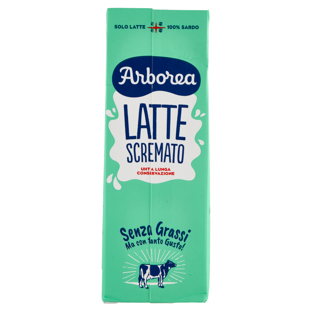 Arborea Latte Scremato UHT a Lunga Conservazione Senza Grassi 1000 ml