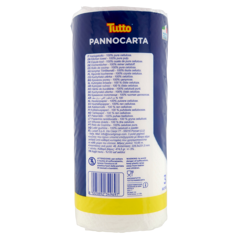 Tutto Pannocarta 3in1 3 pz