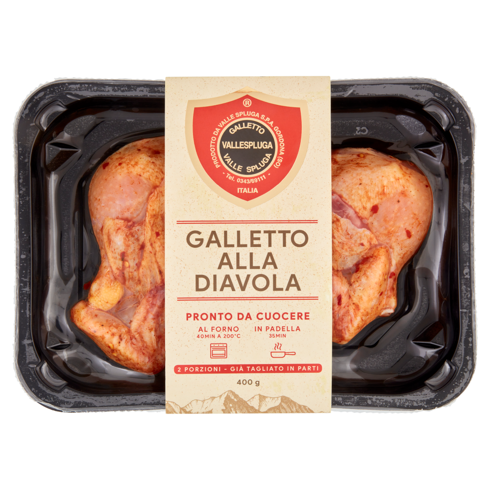 Vallespluga Galletto alla Diavola 400 g