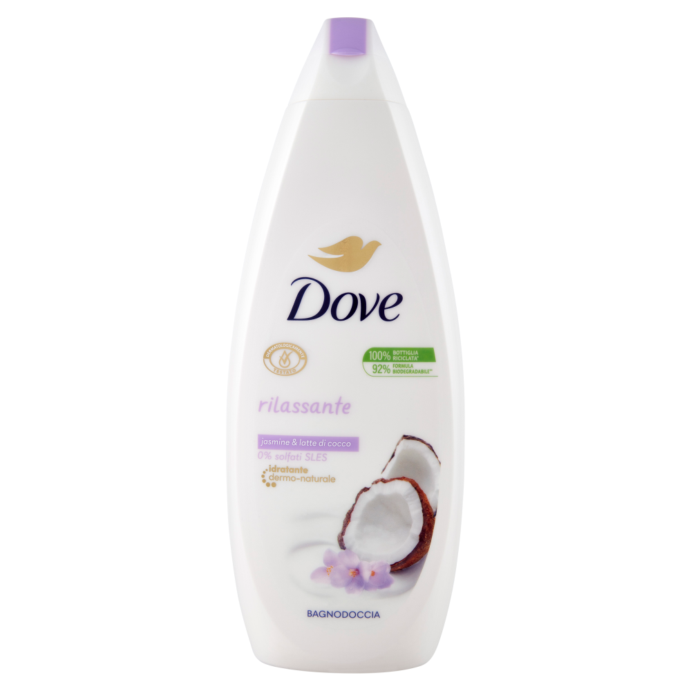 Dove rilassante Bagnodoccia jasmine & latte di cocco 600 ml