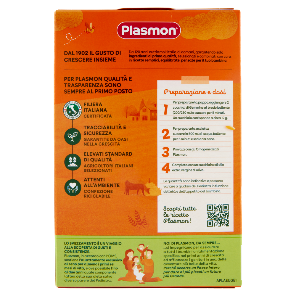 Plasmon la Pastina Gemmine 300 g