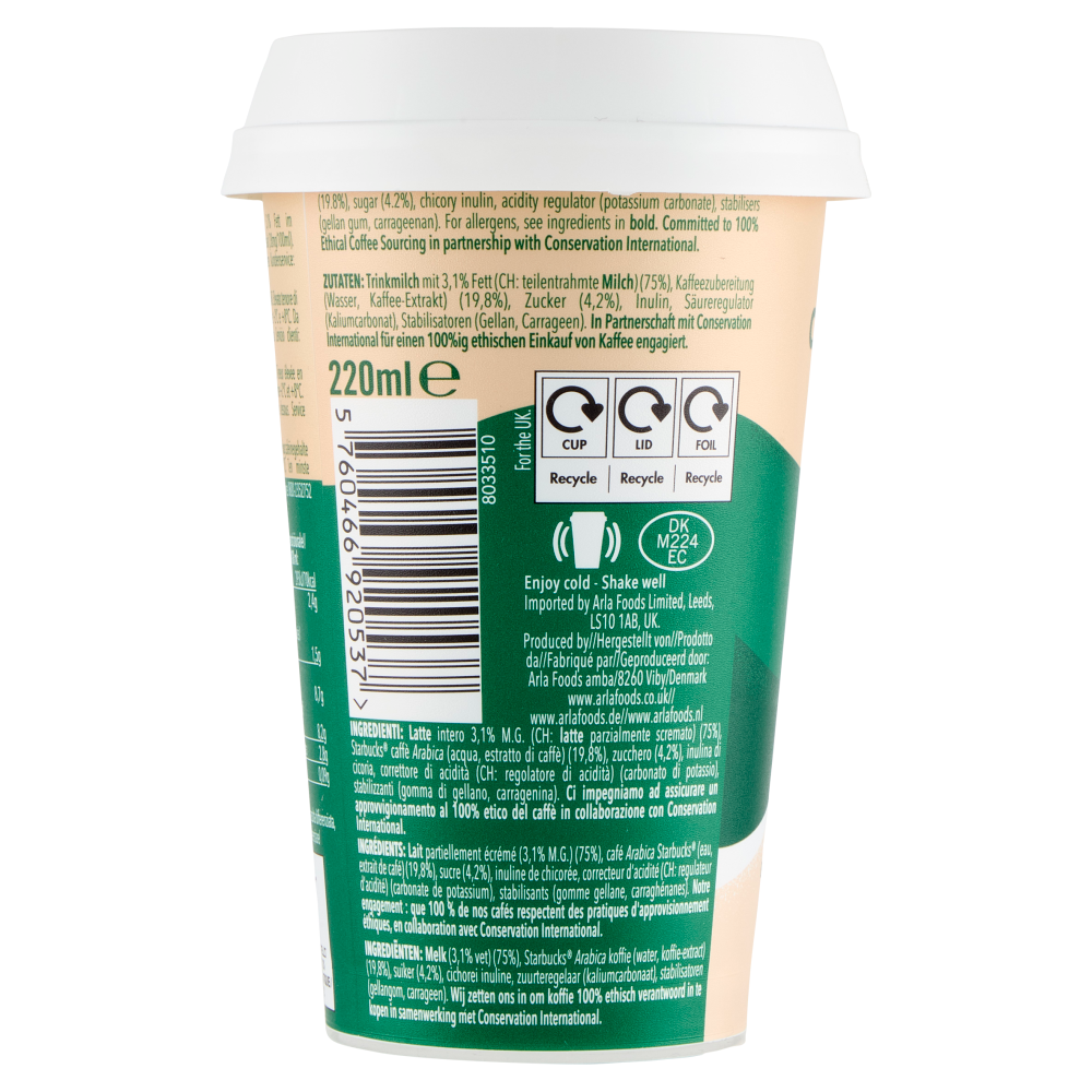 Starbucks Caffè Latte 220 ml