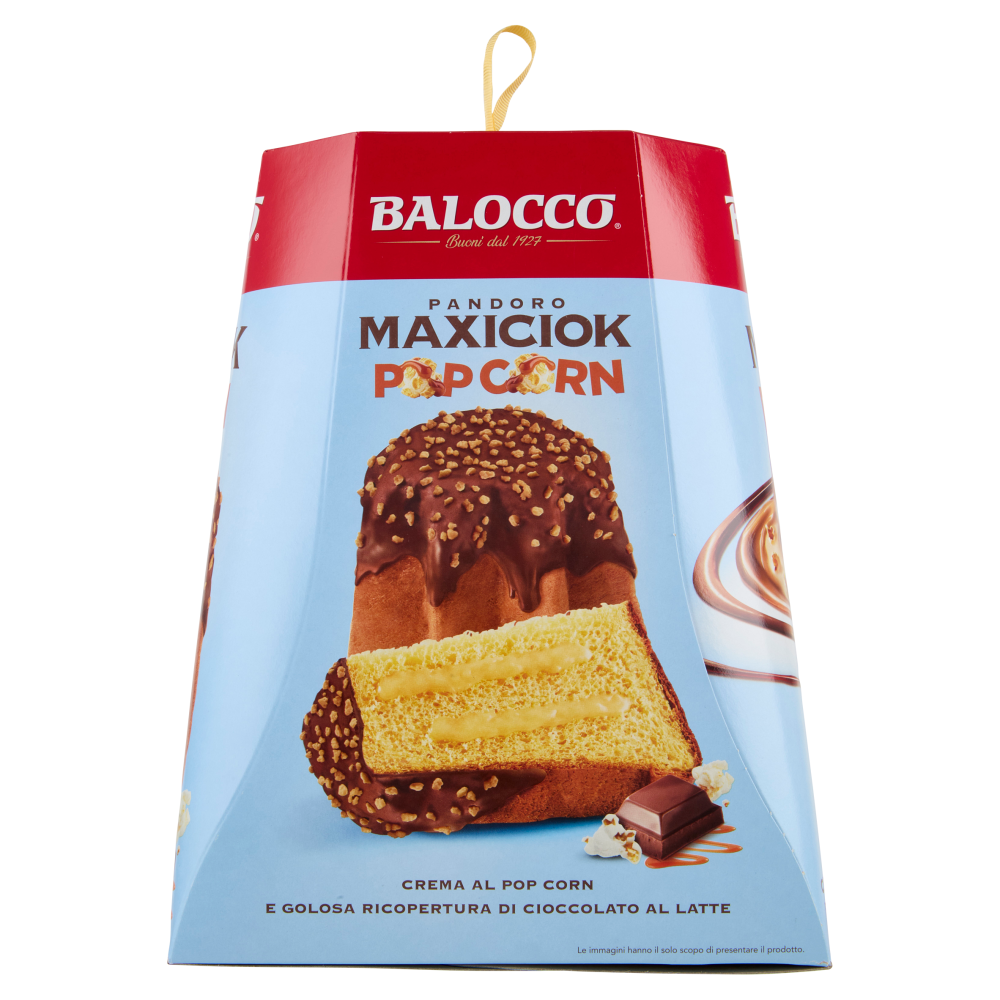 Balocco Pandoro Maxiciok Pop Corn 800 g