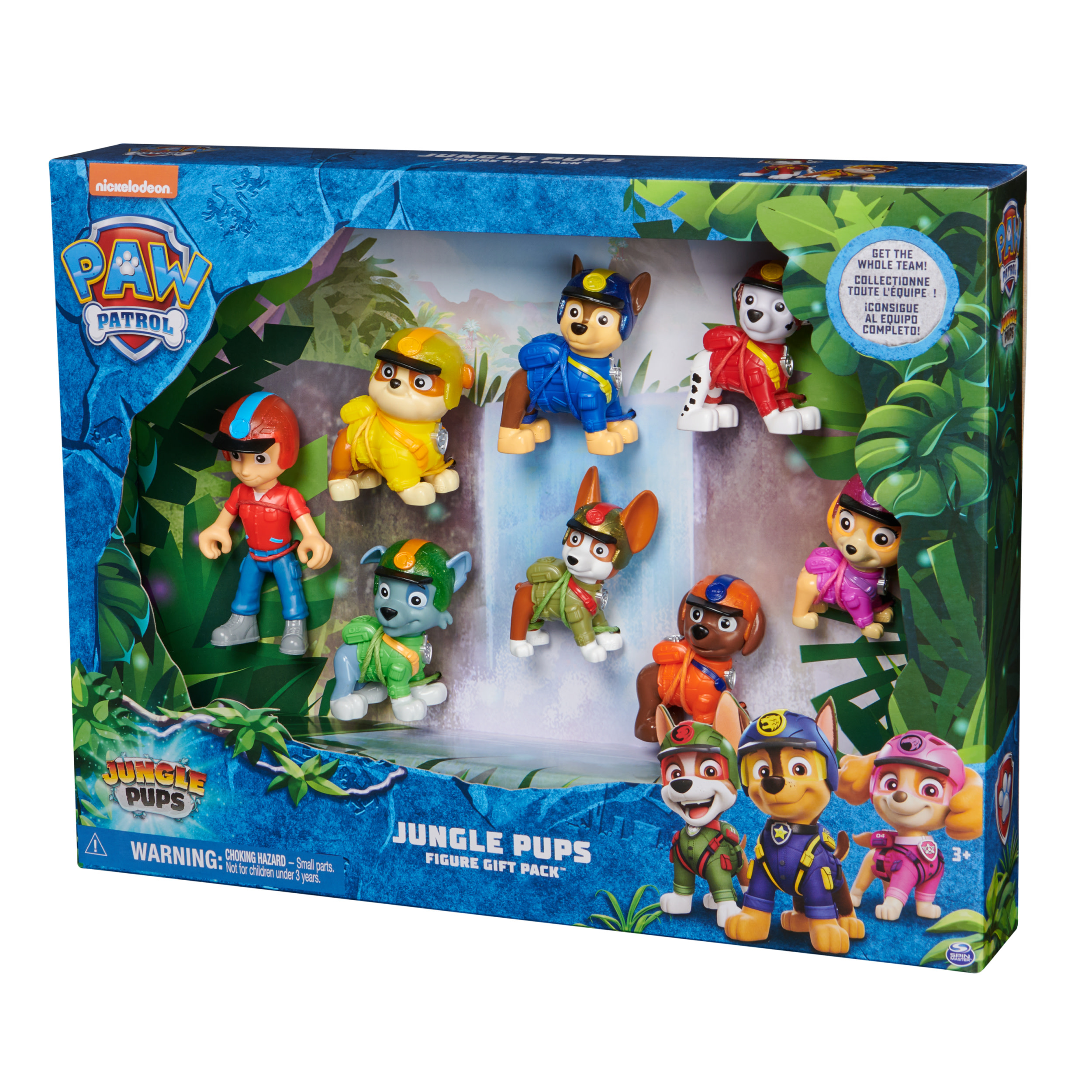 PAW Patrol , Jungle Pups Confezione Regalo con 8 personaggi collezionabili, giocattoli per bambini e bambine da 3 anni in su