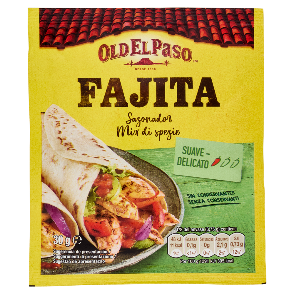 Old El Paso Fajita Mix di spezie 30 g