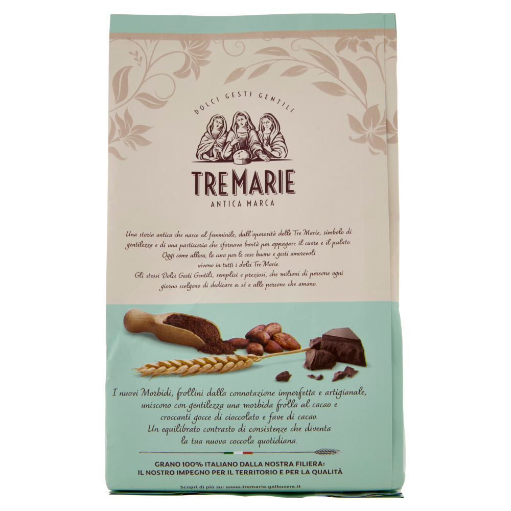 Tre Marie i Morbidi cioccolato e fave di cacao 300 g