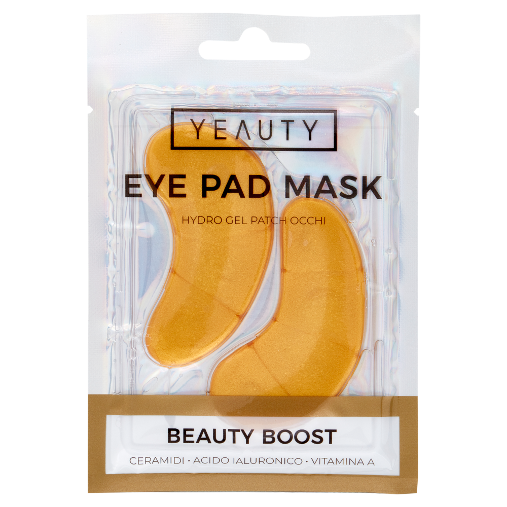 Yeauty Eye Pad Mask Hydro Gel Patch Occhi Beauty Boost 2 pz