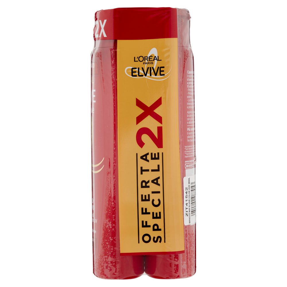 L'Or&eacute;al Paris Shampoo Elvive Color Vive, Per Capelli Colorati o con M&egrave;ches, Confezione da 2