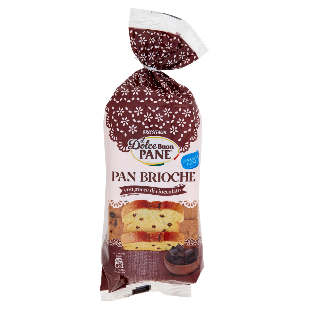 il Dolce Buon Pane Pan Brioche con gocce di cioccolato 500 g